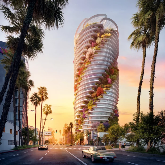Foster + Partners Unveils ‘The Star’ Tower Wrapped in Lush Spiral Gardens