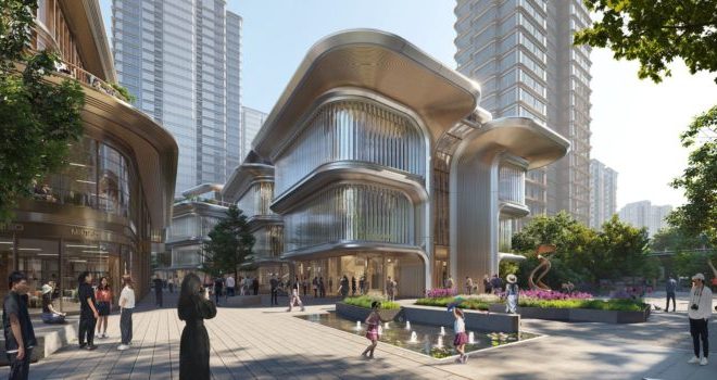 Foster + Partners debuts Changfeng mixed-use development in Shanghai