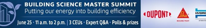 Save Your Spot at the DuPont Building Science Master Summit 2024 Webinar